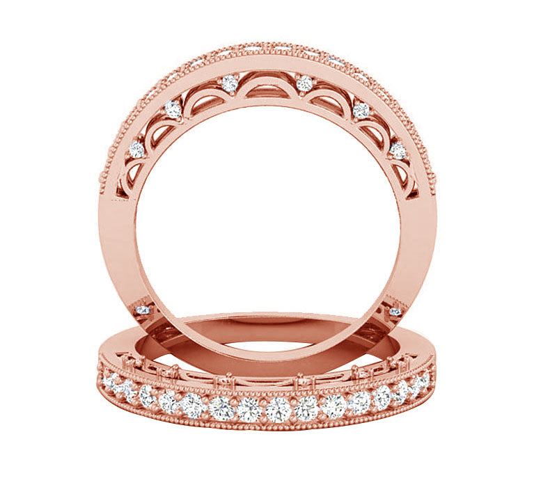 Semi-Mount Pavé Setting Diamond Ring