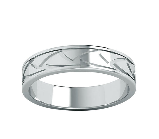 ETERNITY GROOVED MEN’S RING