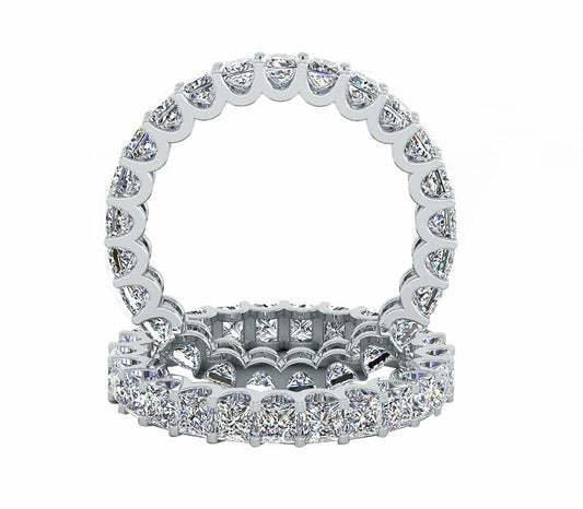 SHARED PRONG PRINCESS-CUT DIAMOND ETERNITY RING
