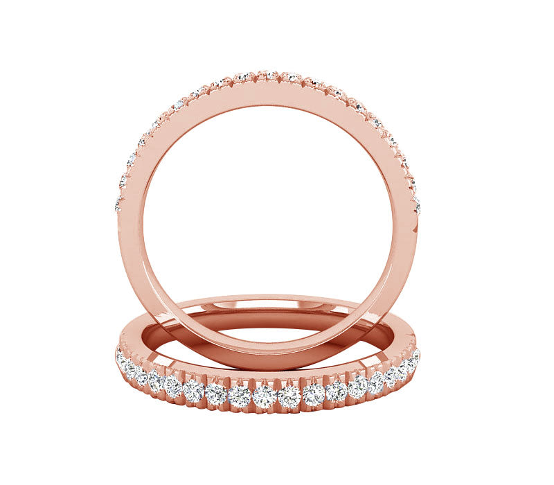 CLASSIC SEMI-MOUNT PAVÉ DIAMOND RING