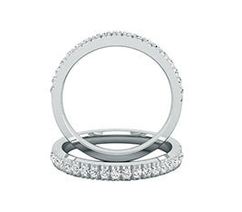 CLASSIC SEMI-MOUNT PAVÉ DIAMOND RING