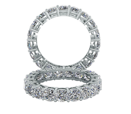 CUSHION-CUT DIAMOND ETERNITY RING