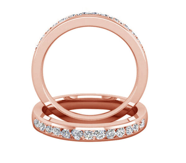 CHANNEL SET DIAMOND RING