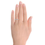 Braid Prongs Diamond Wedding Ring