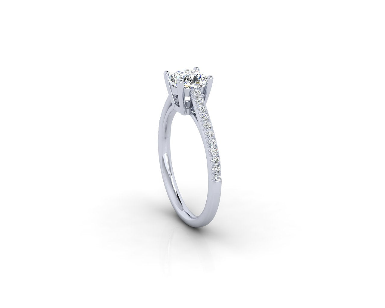BEAUTY CUSHION CUT DIAMOND RING