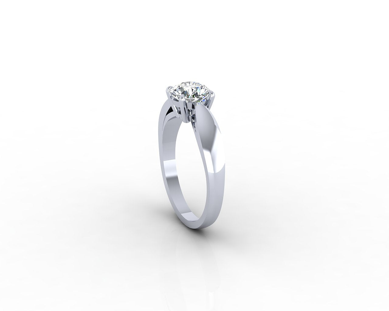 PINCHED SHANK SOLITAIRE