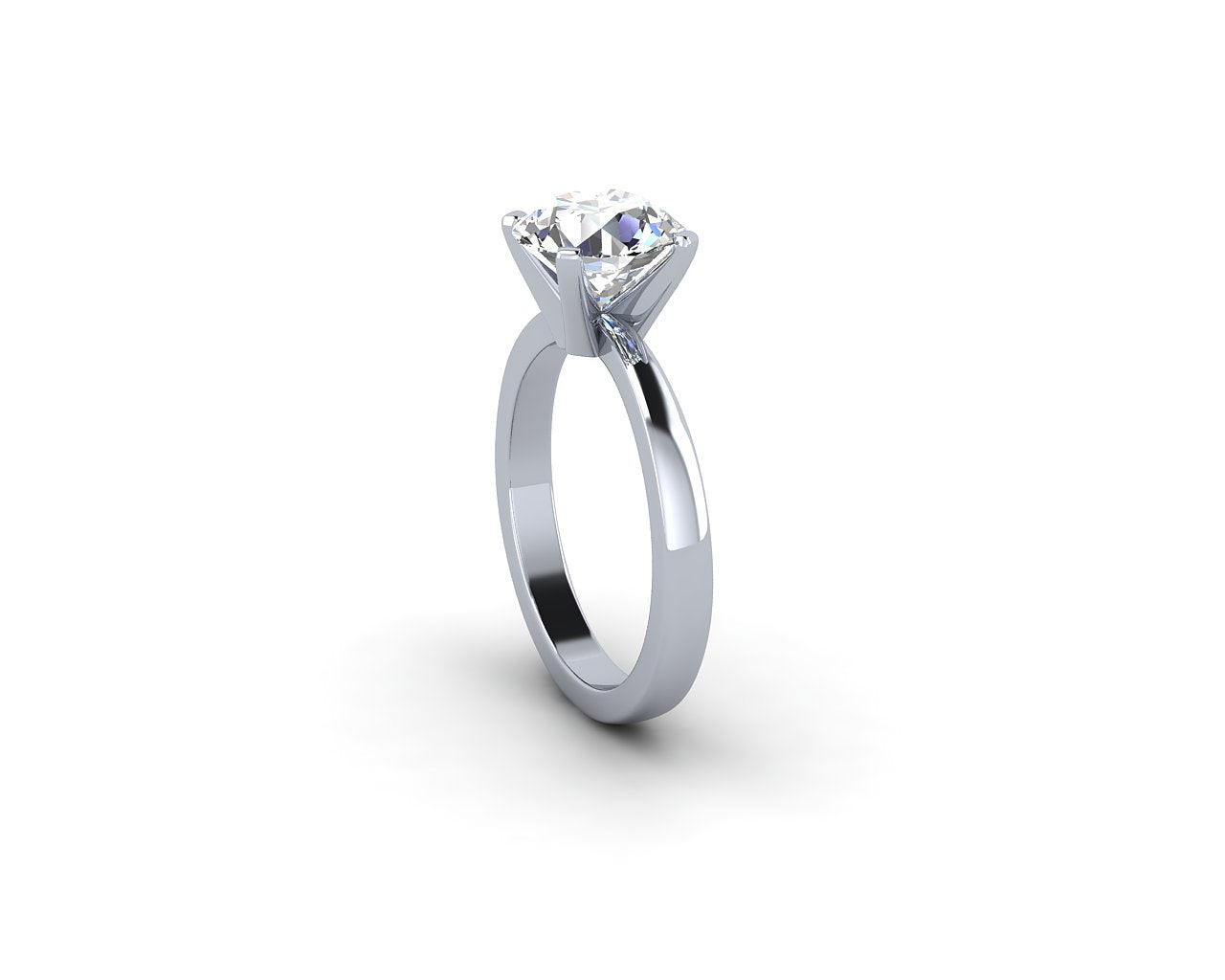 TAPERED FOUR PRONG CLASSIC SOLITAIRE