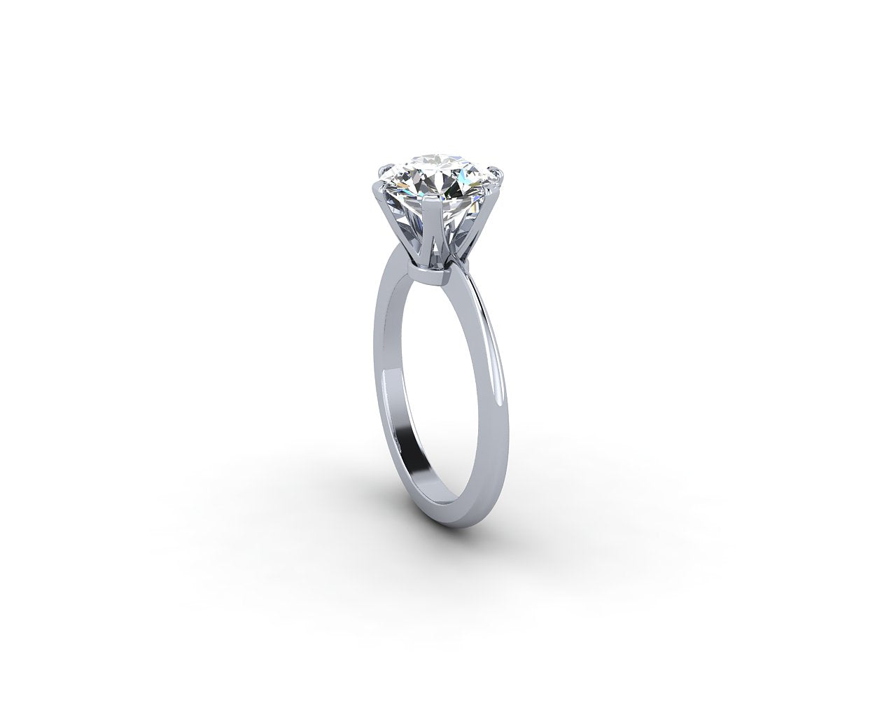 SIX PRONG KNIF STYLE SOLITAIRE