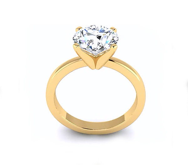 TAPERED FOUR PRONG CLASSIC SOLITAIRE