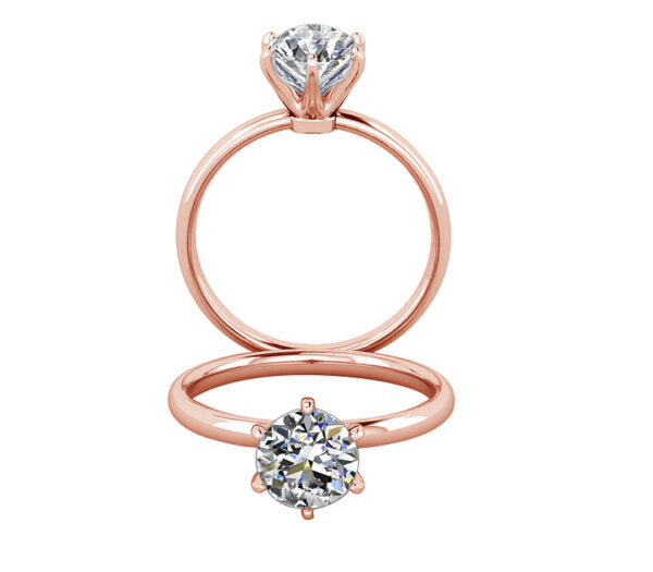 SIX PRONG COMFORT FIT SOLITAIRE