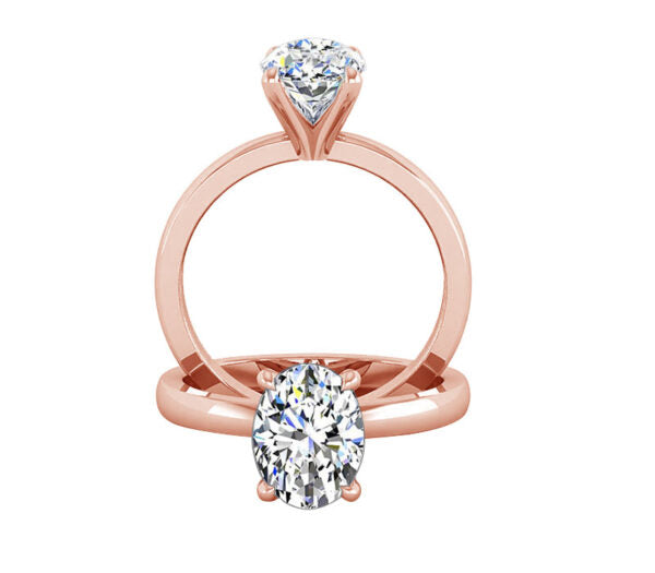 CLASSIC FOUR PRONG OVAL SOLITAIRE