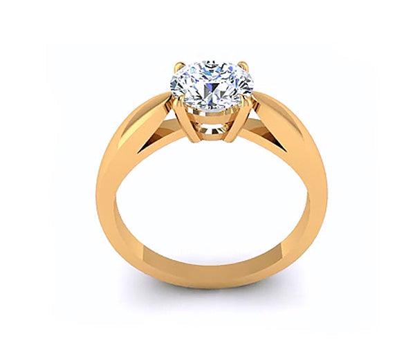 PINCHED SHANK SOLITAIRE