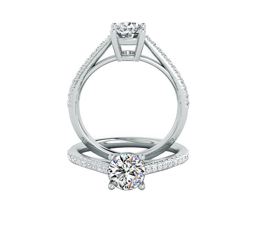 BEAUTY ROUND DIAMOND RING