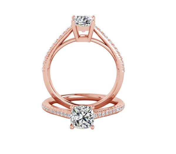 BEAUTY CUSHION CUT DIAMOND RING