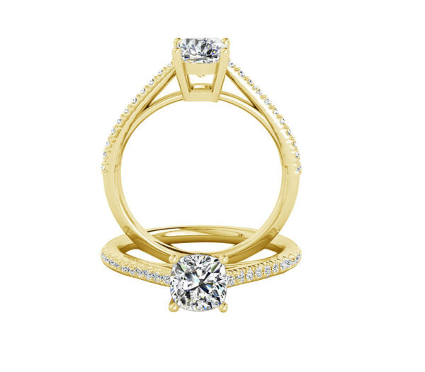 BEAUTY CUSHION CUT DIAMOND RING