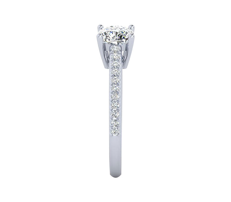 BEAUTY CUSHION CUT DIAMOND RING