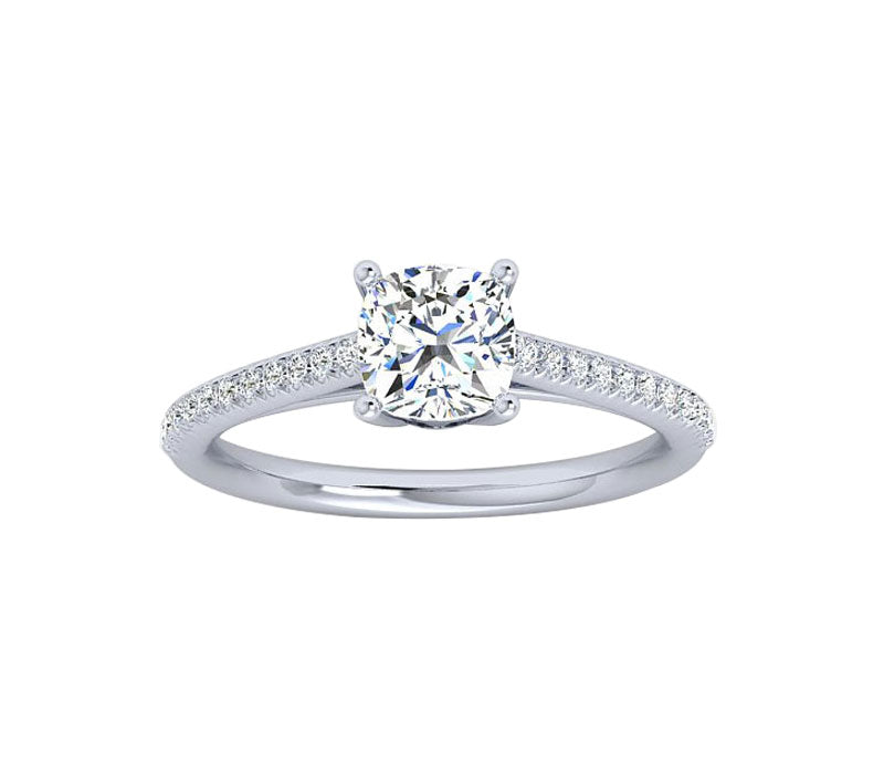 BEAUTY CUSHION CUT DIAMOND RING