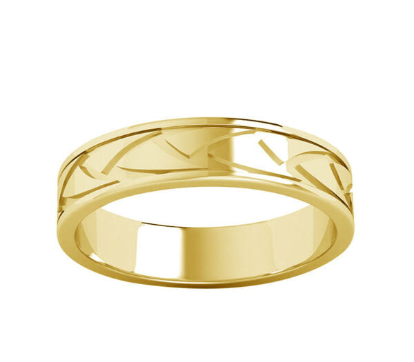 ETERNITY GROOVED MEN’S RING