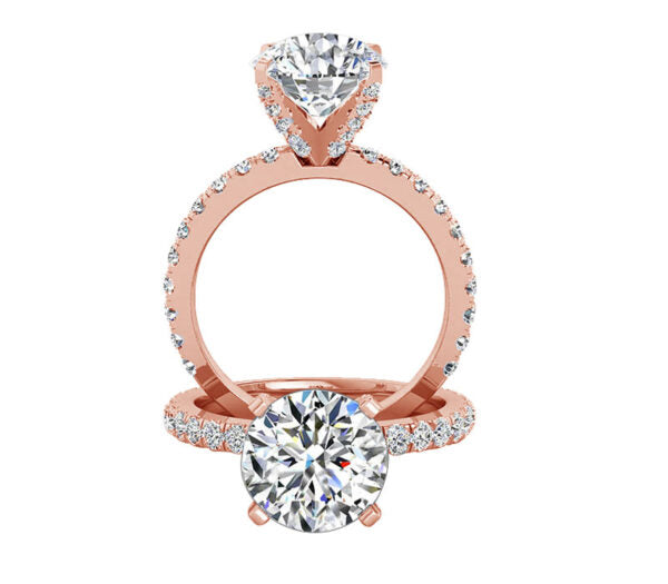 SPARKLE MICRO-PAVÉ CLASSIC ENGAGEMENT RING