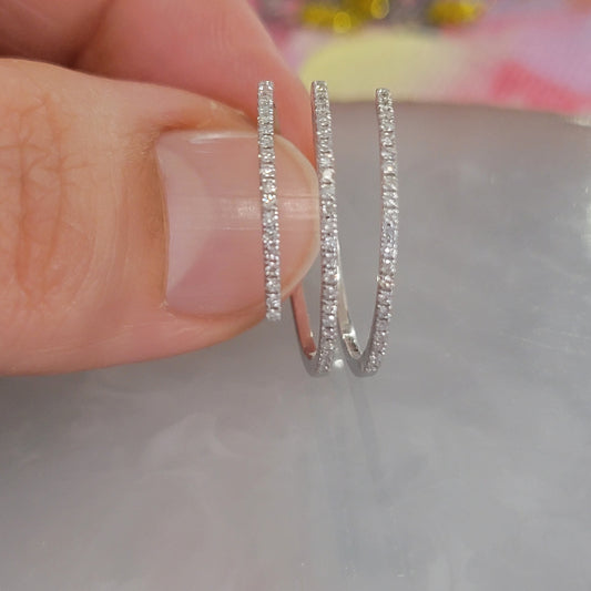 Diamond Spiral Ring, Pave Diamond Ring, Triple Wrap Ring, Diamond Wrap Ring, Minimalist Gold Ring, Anniversary Gift, Pave Diamond, 14K Gold