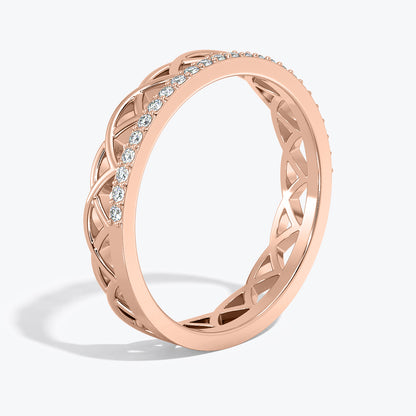 14K UNIQUE DIAMOND WEDDING RING FOR WOMEN