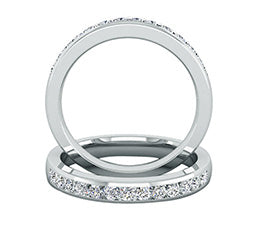 CHANNEL SET DIAMOND RING