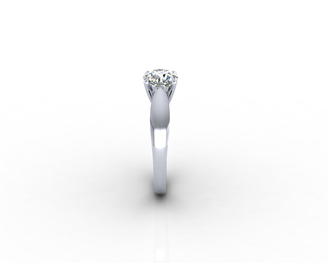 PINCHED SHANK SOLITAIRE