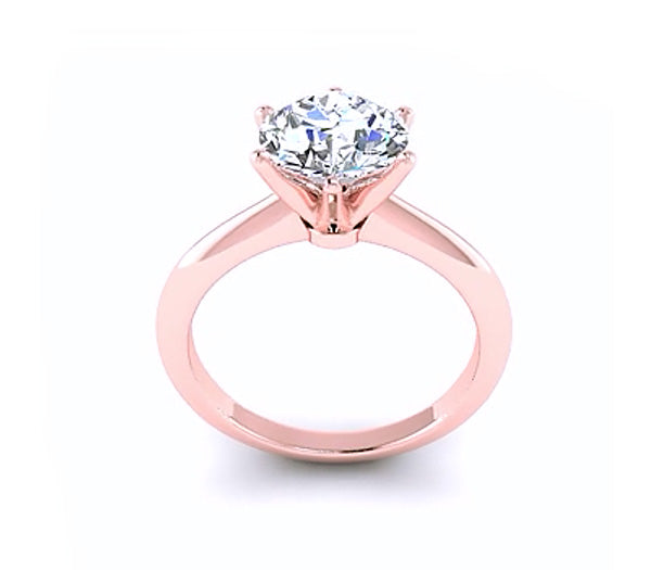 CLASSIC SIX PRONGS SOLITAIRE ENGAGEMENT RING