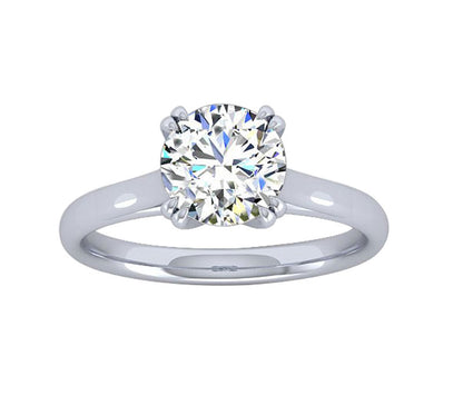 COMFORT FIT DOUBLE PRONG SOLITAIRE