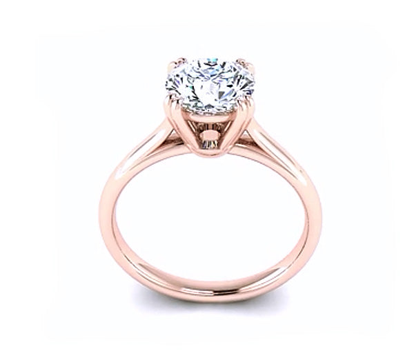 COMFORT FIT DOUBLE PRONG SOLITAIRE
