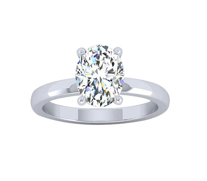 CLASSIC FOUR PRONG OVAL SOLITAIRE