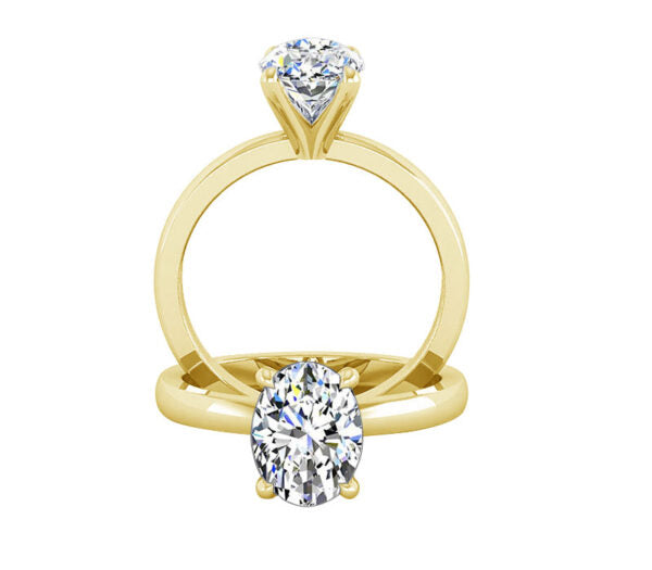 CLASSIC FOUR PRONG OVAL SOLITAIRE