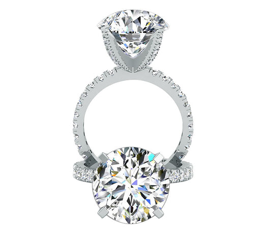 2Ct diamond engagement ring, bridal jewelry, 18k Gold ring, sparkle VS diamond