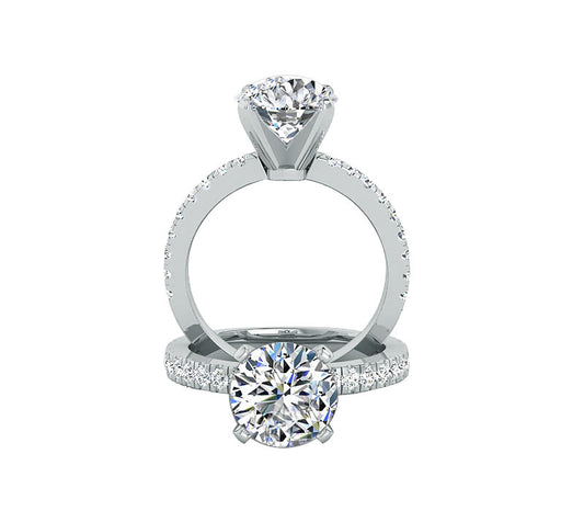 CLASSIC PAVÉ SETTING ENGAGEMENT RING