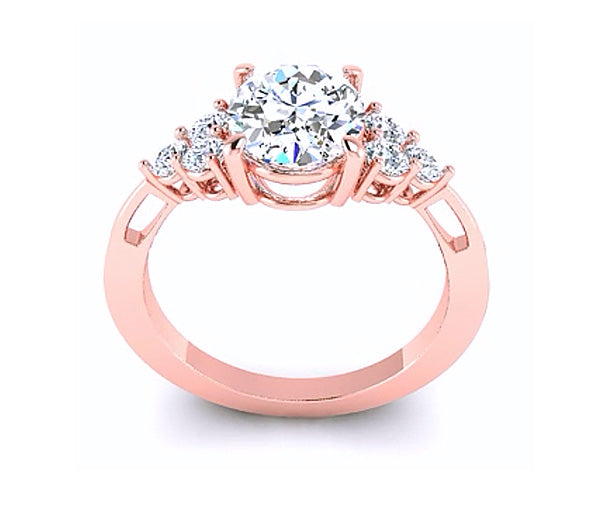 ELEGANT OVAL-CUT DIAMOND ENGAGEMENT RING