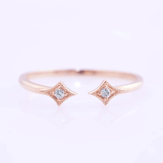 Dual Diamond Ring - Your Online & Local Diamond Jewelry Store In NYC ...