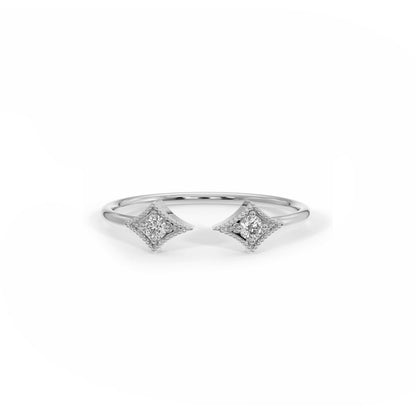 14k Diamond Stackable Rings