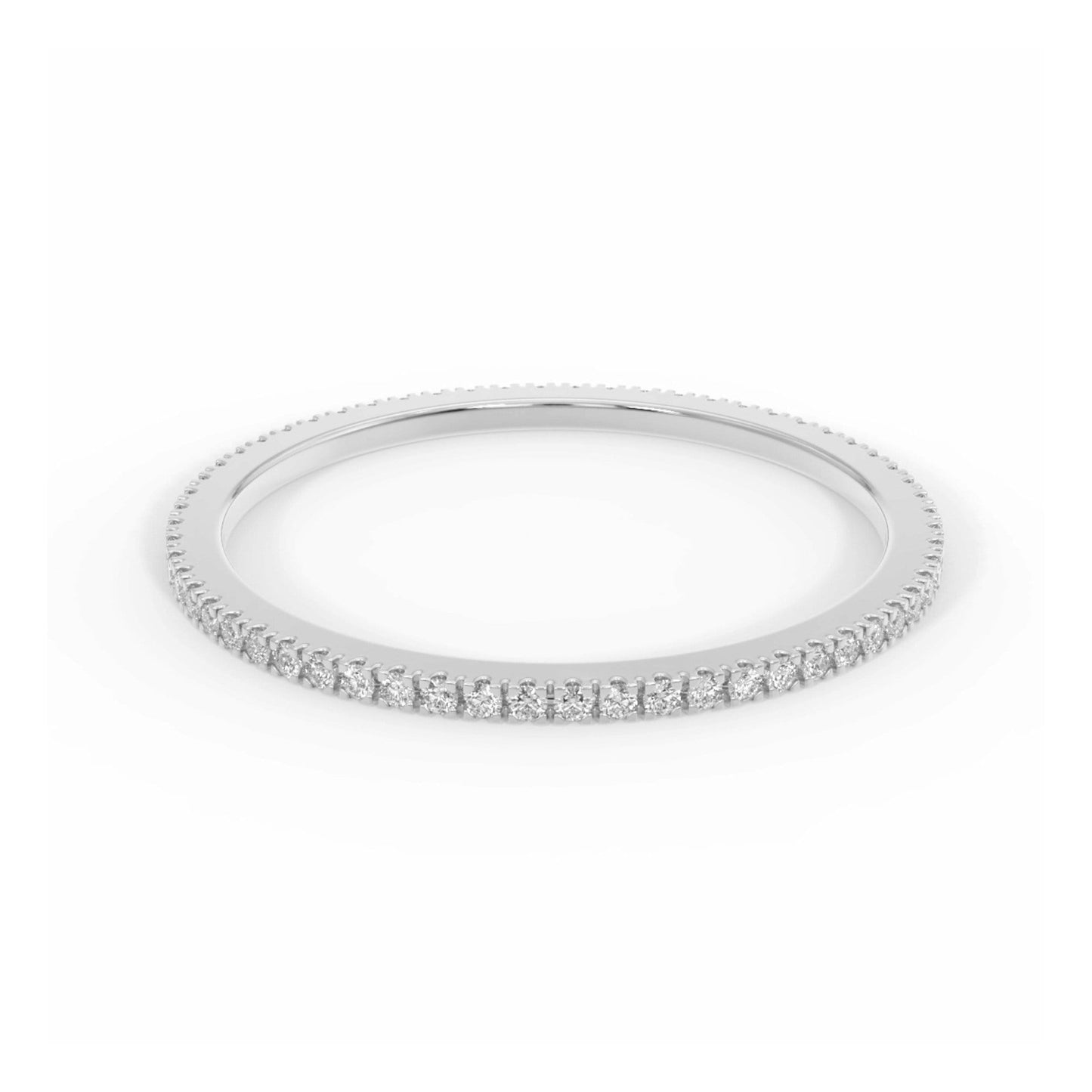 14k Diamond Eternity Band