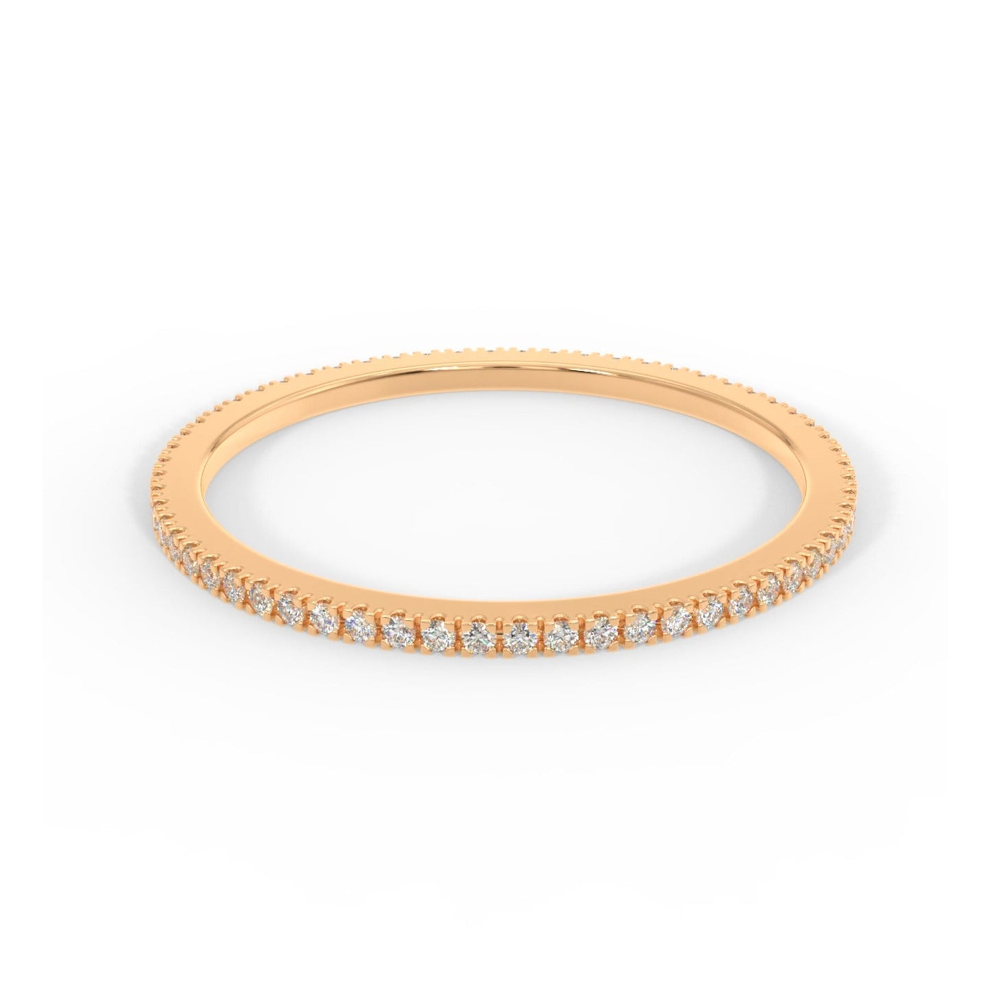 14k Diamond Eternity Band