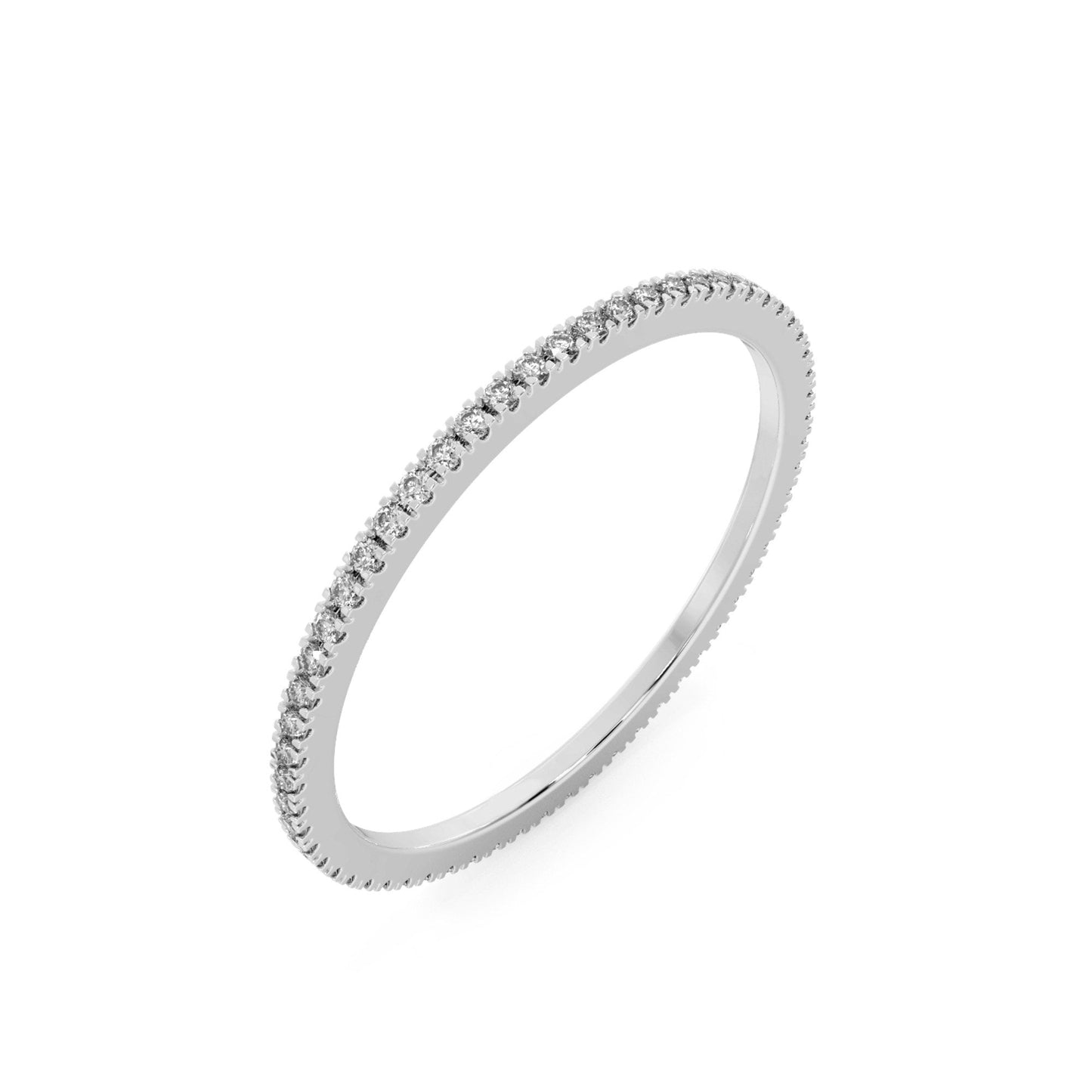 14k Diamond Eternity Band