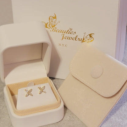 Diamond Earrings, Marquise Earrings, Studs Earrings, Diamond Stud Earrings, Gold Earrings, Flower Earrings, 0.63Ct Earrings, 14k Gold Stud
