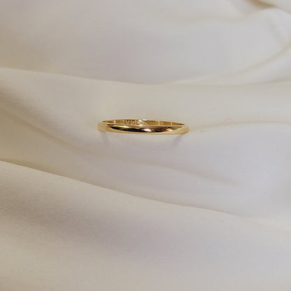 14k Solid Gold 2MM Wedding Ring