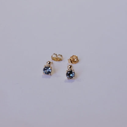 14k Gold Turtle Stud Earrings