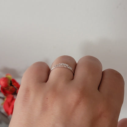 14K Solid Gold Diamond Ring